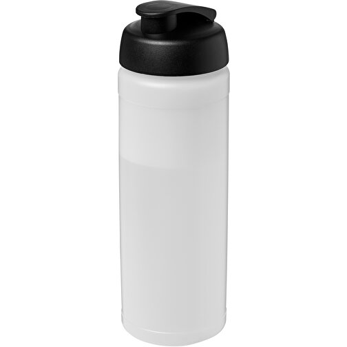 Baseline® Plus 750 Ml Flasche Mit Klappdeckel , transparent / schwarz, HDPE Kunststoff, PP Kunststoff, 23,60cm (Höhe), Bild 1