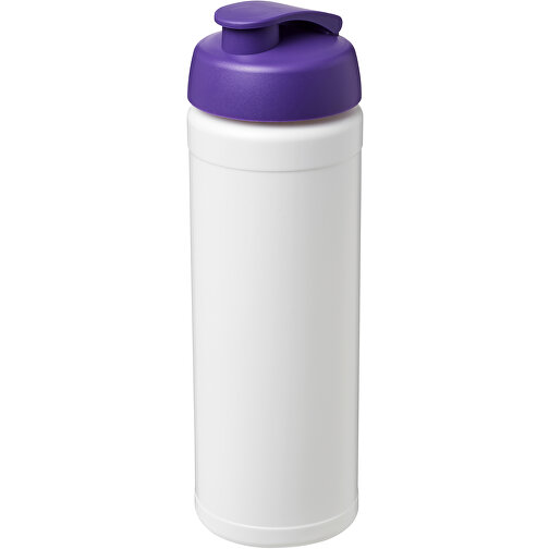 Baseline® Plus 750 Ml Flasche Mit Klappdeckel , weiß / lila, HDPE Kunststoff, PP Kunststoff, 23,60cm (Höhe), Bild 1
