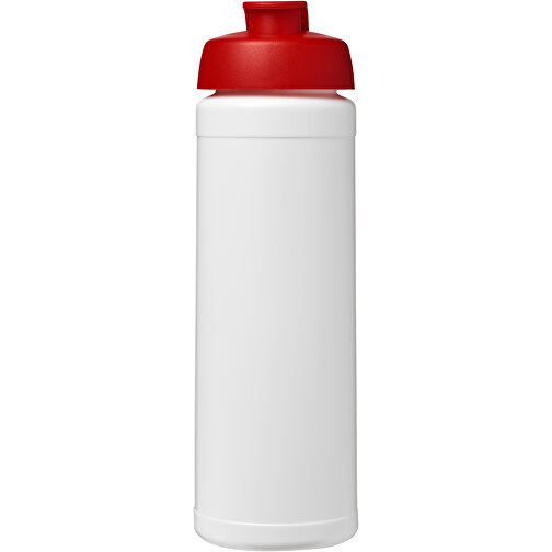 Baseline® Plus 750 Ml Flasche Mit Klappdeckel , weiss / rot, HDPE Kunststoff, PP Kunststoff, 23,60cm (Höhe), Bild 3