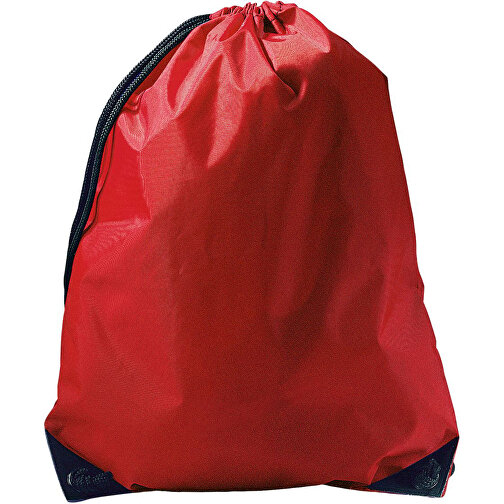 Sportbeutel 'Rucksack' , rot, Textil, 40,00cm x 30,00cm (Länge x Breite), Bild 1