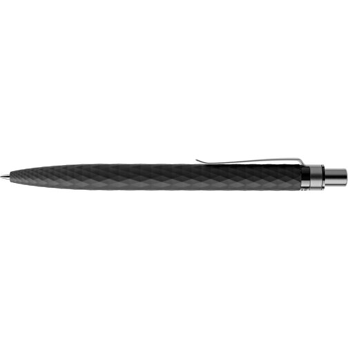 Prodir QS01 Soft Touch PRS Push Kugelschreiber , Prodir, schwarz/graphit satiniert, Kunststoff/Metall, 14,10cm x 1,60cm (Länge x Breite), Bild 5