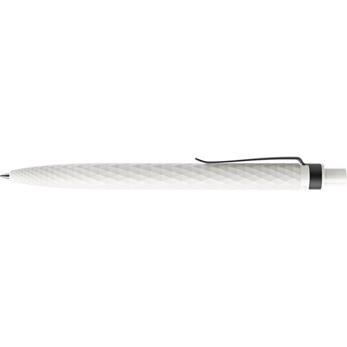 Prodir QS01 PMS Push Kugelschreiber , Prodir, weiß/schwarz, Kunststoff/Metall, 14,10cm x 1,60cm (Länge x Breite), Bild 5