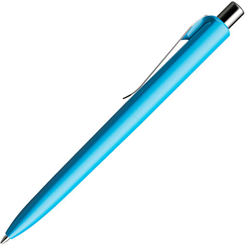 Prodir DS8 PSM Push Kugelschreiber , Prodir, cyanblau/silber poliert, Kunststoff/Metall, 14,10cm x 1,50cm (Länge x Breite), Bild 4