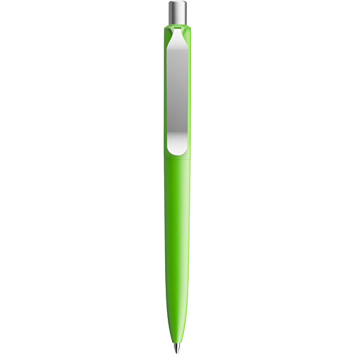 Prodir DS8 PSM Push Kugelschreiber , Prodir, grün/silber satiniert, Kunststoff/Metall, 14,10cm x 1,50cm (Länge x Breite), Bild 1