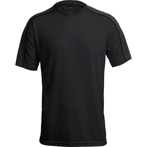 Kinder T-Shirt TECNIC DINAMIC , schwarz, 100% Polyester 125 g/ m2, 10-12, , Bild 1