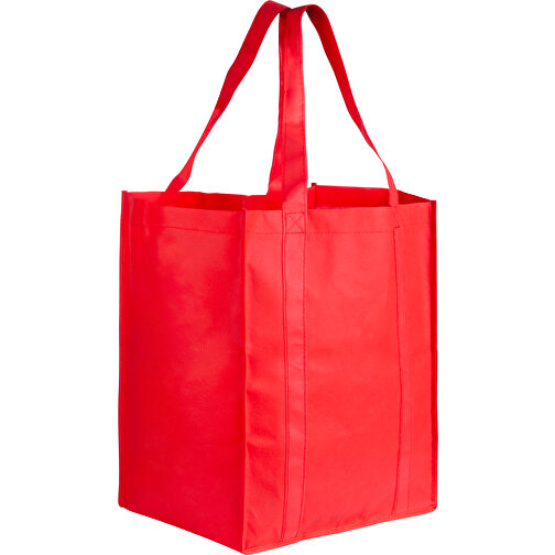 Tasche SHOP XL , rot, Non-Woven, 33,00cm x 25,00cm x 38,00cm (Länge x Höhe x Breite), Bild 1