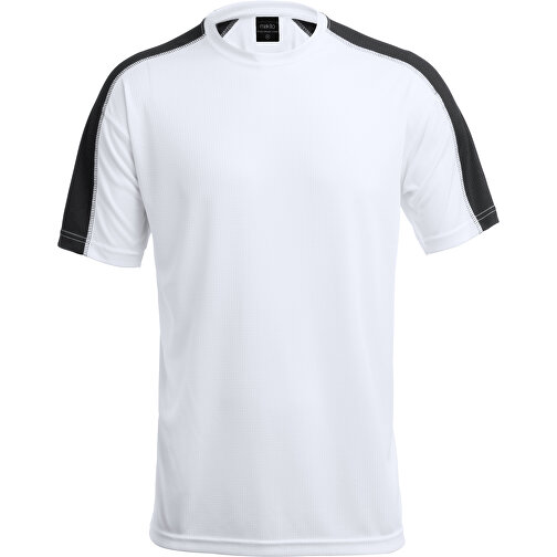 Erwachsene T-Shirt TECNIC DINAMIC COMBY , weiss/schwarz, 100% Polyester 135 g/ m2, XL, , Bild 1