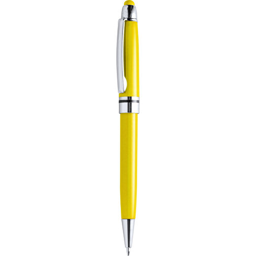 Kugelschreiber Pointer YEIMAN , gelb, Kunststoff, 14,20cm (Breite), Bild 1