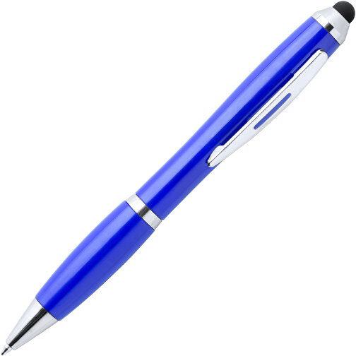 Kugelschreiber Pointer ZERIL , blau, Kunststoff, 14,00cm (Breite), Bild 2