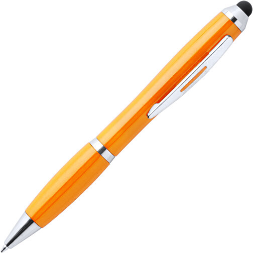 Kugelschreiber Pointer ZERIL , orange, Kunststoff, 14,00cm (Breite), Bild 2