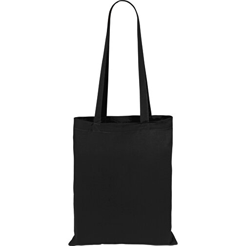 Tasche TURKAL , schwarz, 100% Baumwolle 140 g/ m2, 36,00cm x 40,00cm (Länge x Breite), Bild 1