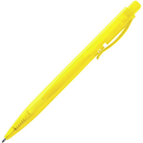 Kugelschreiber DAFNEL , gelb, Kunststoff, 1,00cm x 0,80cm x 14,50cm (Länge x Höhe x Breite), Bild 2