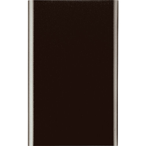 Powerbank Slim 4000mAh , schwarz, Aluminium, 11,00cm x 1,00cm x 6,80cm (Länge x Höhe x Breite), Bild 1