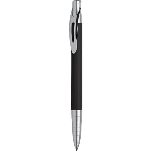 Kugelschreiber Buenos Aires , schwarz, Aluminium & Metall, 14,00cm (Länge), Bild 1