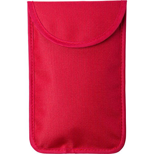 Sicherheit Hülle HISMAL , rot, Polyester, 12,50cm x 19,00cm (Länge x Breite), Bild 1