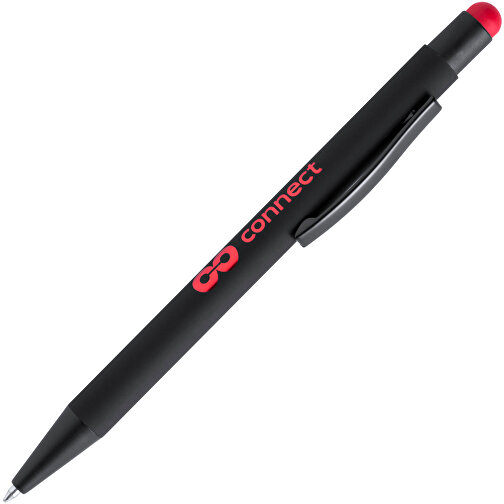 Kugelschreiber Pointer YARET , rot, Aluminium, 14,20cm (Breite), Bild 2