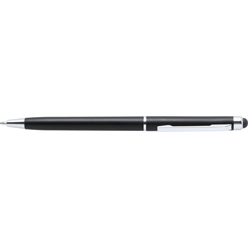 Kugelschreiber Pointer ALFIL , schwarz, Kunststoff, 13,20cm (Breite), Bild 3