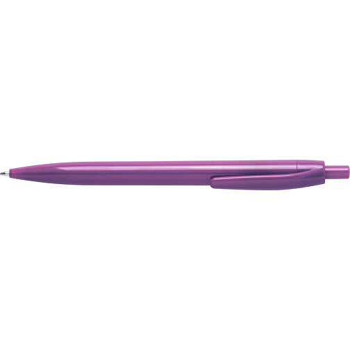 Kugelschreiber BLACKS , lila, Kunststoff, 13,80cm (Breite), Bild 3