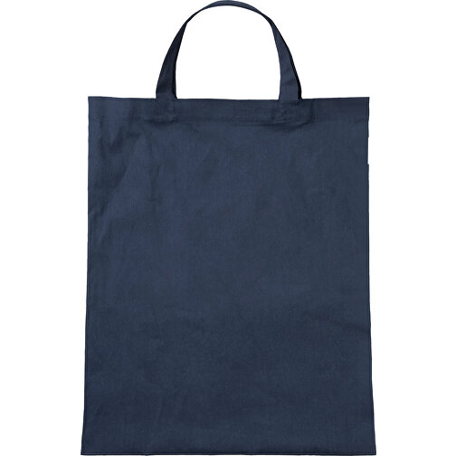 Tasche Aus Baumwolle , dunkelblau, 100 % Baumwolle, 39,00cm x 27,00cm x 56,00cm (Länge x Höhe x Breite), Bild 1