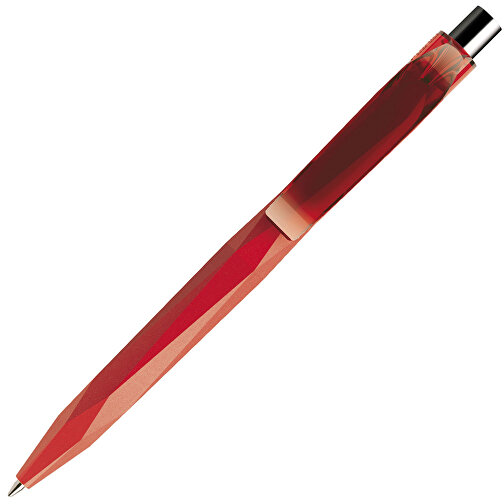 Prodir QS20 PMT Push Kugelschreiber , Prodir, rot / silber poliert, Kunststoff/Metall, 14,10cm x 1,60cm (Länge x Breite), Bild 4