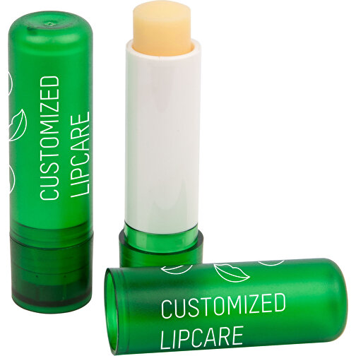 Fairtrade Lippenpflegestift 'Lipcare Original LipNature Fair' , grün, Kunststoff, 6,90cm (Höhe), Bild 1