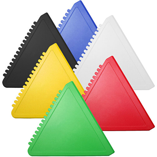 Eiskratzer 'Dreieck' , weiss, Kunststoff, 12,00cm x 0,30cm x 11,60cm (Länge x Höhe x Breite), Bild 2