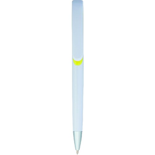 Kugelschreiber KLINCH , gelb, ABS, 14,70cm (Breite), Bild 1