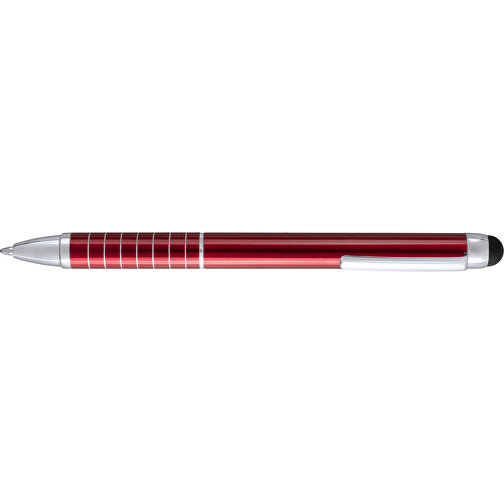 Kugelschreiber Pointer Minox , rot, Aluminium, 12,50cm (Breite), Bild 3
