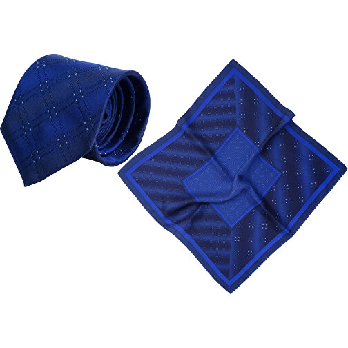 Set (cravate, pure soie, tissage jacquard + foulard, pure soie, sergé, ca. 53x53 cm), Image 1