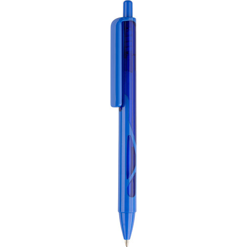 Kugelschreiber Favour Bunt , Promo Effects, dunkelblau, Kunststoff, 14,20cm (Länge), Bild 1