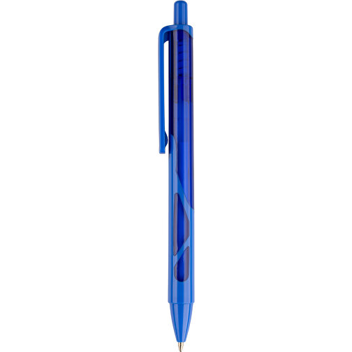 Kugelschreiber Favour Bunt , Promo Effects, dunkelblau, Kunststoff, 14,20cm (Länge), Bild 2