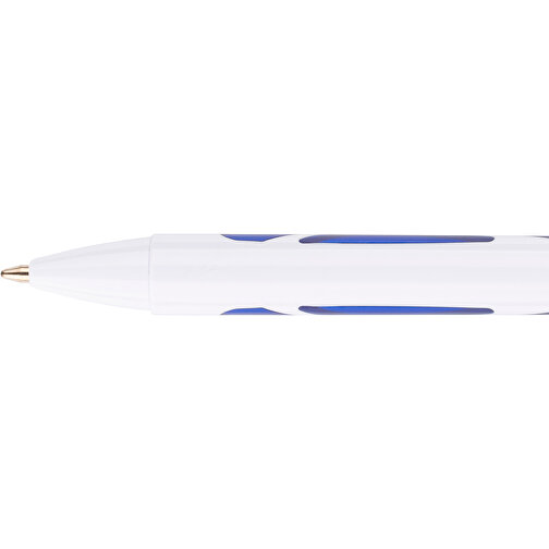 Kugelschreiber Favour Weiß , Promo Effects, weiß / dunkelblau, Kunststoff, 14,20cm (Länge), Bild 9