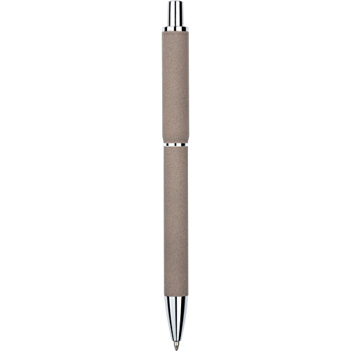 Kugelschreiber Sand , Promo Effects, braun, Aluminium, 14,00cm x 1,00cm (Länge x Breite), Bild 4