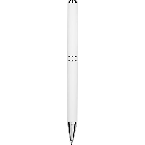 Kugelschreiber Lagos Matt , Promo Effects, weiss, Aluminium, 14,60cm x 1,10cm (Länge x Breite), Bild 4