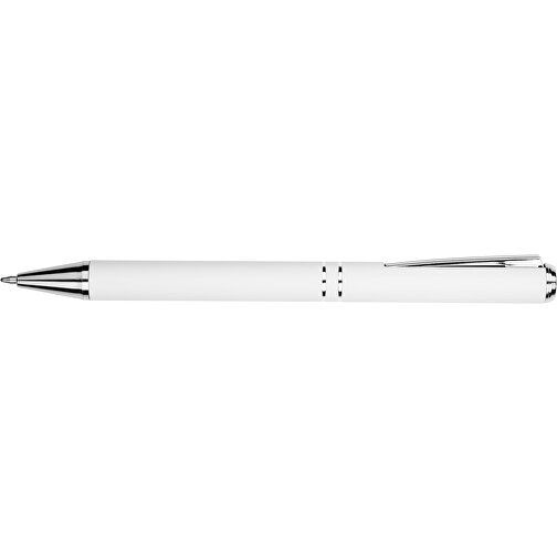 Kugelschreiber Lagos Matt , Promo Effects, weiss, Aluminium, 14,60cm x 1,10cm (Länge x Breite), Bild 7