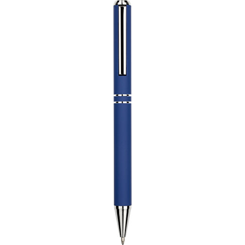 Kugelschreiber Lagos Matt , Promo Effects, dunkelblau, Aluminium, 14,60cm x 1,10cm (Länge x Breite), Bild 2