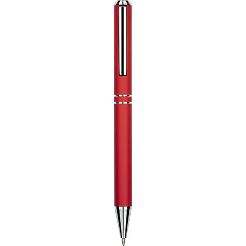 Kugelschreiber Lagos Matt , Promo Effects, rot, Aluminium, 14,60cm x 1,10cm (Länge x Breite), Bild 2