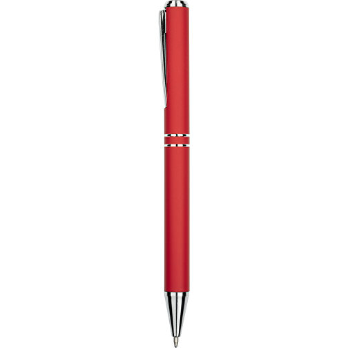 Kugelschreiber Lagos Matt , Promo Effects, rot, Aluminium, 14,60cm x 1,10cm (Länge x Breite), Bild 3