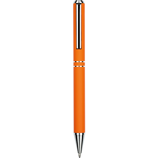 Kugelschreiber Lagos Matt , Promo Effects, orange, Aluminium, 14,60cm x 1,10cm (Länge x Breite), Bild 2