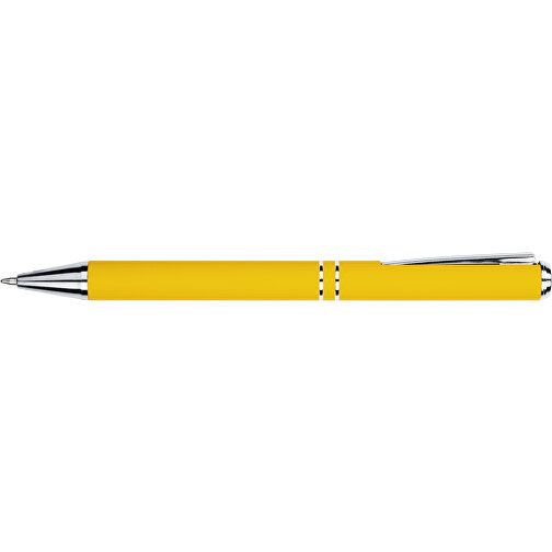 Kugelschreiber Lagos Matt , Promo Effects, gelb, Aluminium, 14,60cm x 1,10cm (Länge x Breite), Bild 7