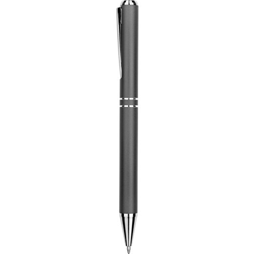 Kugelschreiber Lagos Metallic , Promo Effects, grau, Aluminium, 14,70cm x 2,10cm (Länge x Breite), Bild 3