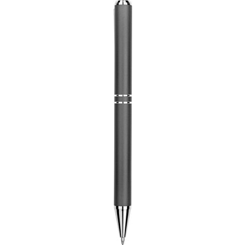 Kugelschreiber Lagos Metallic , Promo Effects, grau, Aluminium, 14,70cm x 2,10cm (Länge x Breite), Bild 4