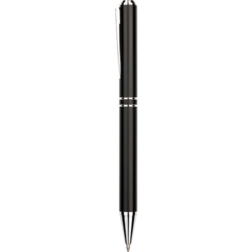 Kugelschreiber Lagos Metallic , Promo Effects, schwarz, Aluminium, 14,70cm x 2,10cm (Länge x Breite), Bild 3