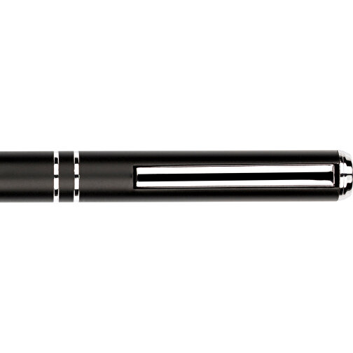 Kugelschreiber Lagos Metallic , Promo Effects, schwarz, Aluminium, 14,70cm x 2,10cm (Länge x Breite), Bild 9