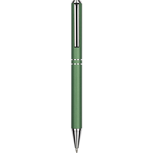 Kugelschreiber Lagos Metallic , Promo Effects, grün, Aluminium, 14,70cm x 2,10cm (Länge x Breite), Bild 2