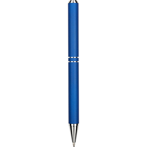Kugelschreiber Lagos Metallic , Promo Effects, blau, Aluminium, 14,70cm x 2,10cm (Länge x Breite), Bild 4