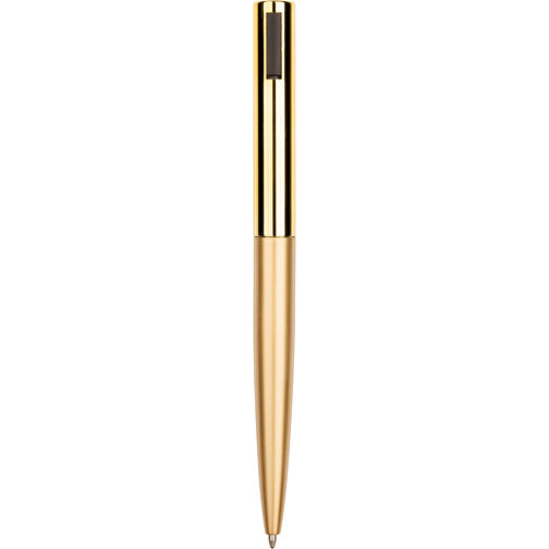 Kugelschreiber Marokko , Promo Effects, gold, Aluminium, 14,30cm x 1,20cm (Länge x Breite), Bild 4