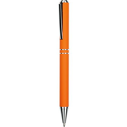Kugelschreiber Lagos Matt , Promo Effects, orange, Aluminium, 14,60cm x 1,10cm (Länge x Breite), Bild 1