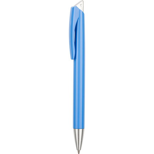 Kugelschreiber Roxi Color , Promo Effects, hellblau, Kunststoff, 14,10cm (Länge), Bild 1