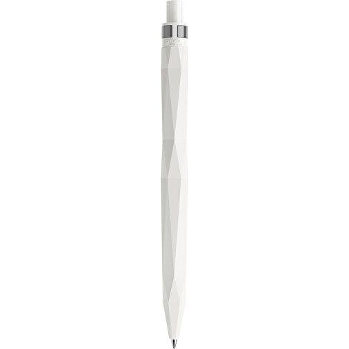 Prodir QS20 PMS Push Kugelschreiber , Prodir, weiß / graphit, Kunststoff/Metall, 14,10cm x 1,60cm (Länge x Breite), Bild 3